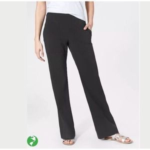 Athleta Black Chelsea Cargo Wide Leg Pants Size 10